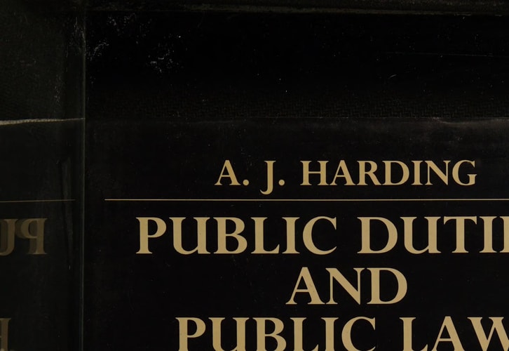 Public Duties and Public Law