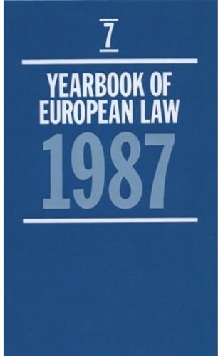 Yearbook of European Law: Volume 7