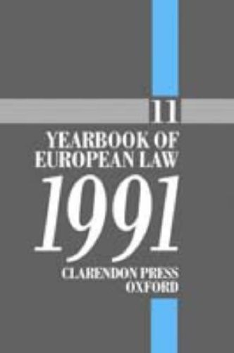 Yearbook of European Law: Volume 11