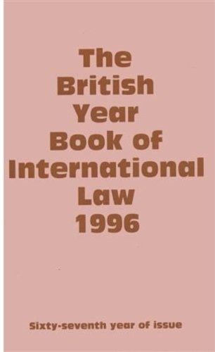 The British Year Book of International Law 1996