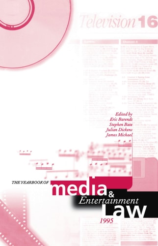 The Yearbook of Media and Entertainment Law 1995
