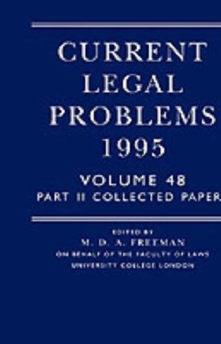 Current Legal Problems: Volume 48, Part 2