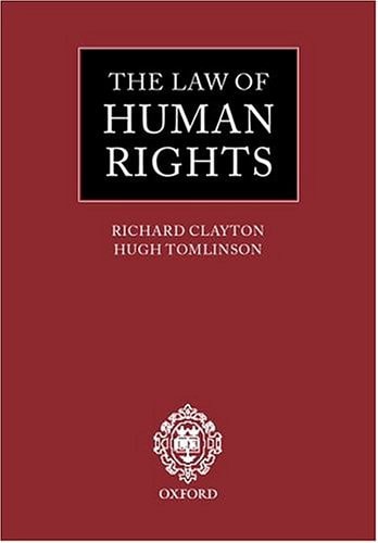 The Law of Human Rights