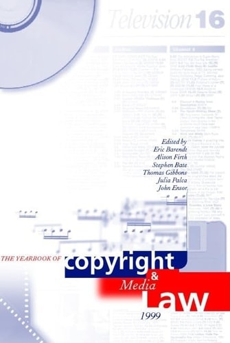 Yearbook of Copyright and Media Law: 1999 Volume IV