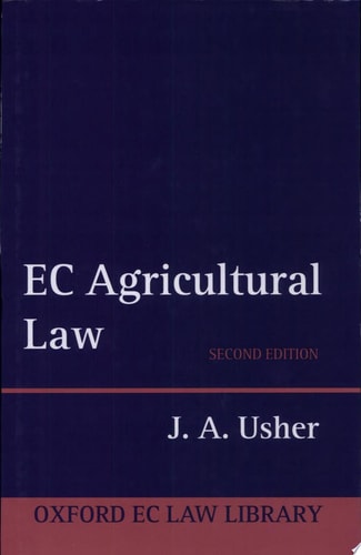 EC Agricultural Law