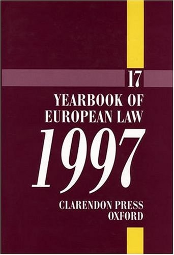 Yearbook of European Law: Volume 17