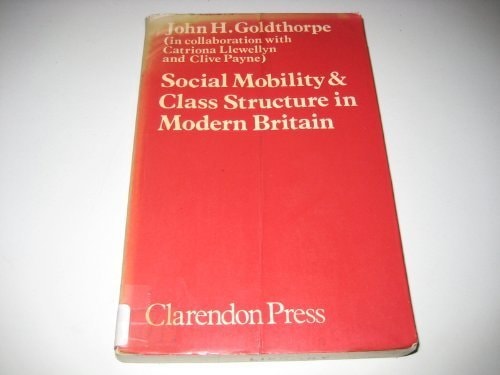 Social Mobility and Class Structure