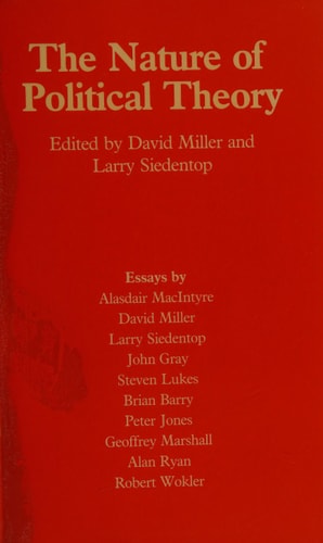 The Nature of Political Theory