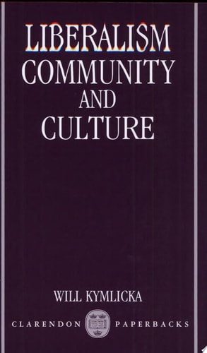 Liberalism, Community, and Culture