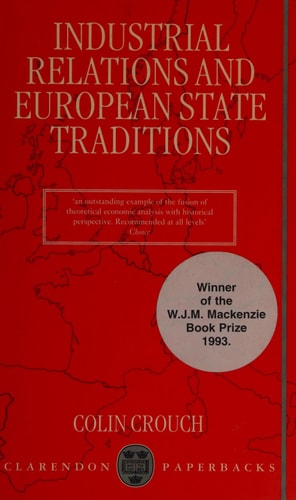 Industrial Relations and European State Traditions