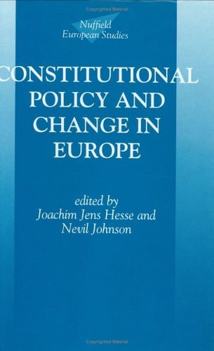Constitutional Policy and Change in Europe