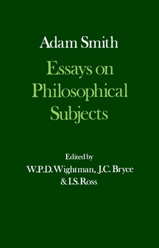 Essays on Philosophical Subjects