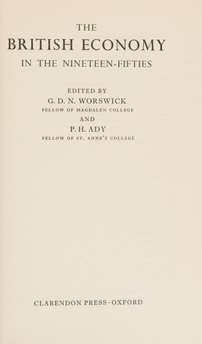 The British Economy in the Nineteen-Fifties