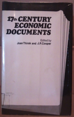 Seventeenth-Century Economic Documents