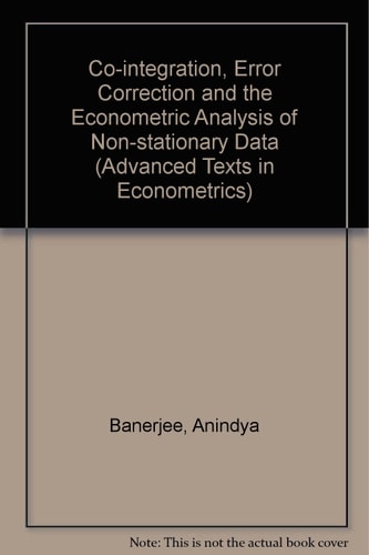 Co-integration, Error Correction, and the Econometric Analysis of Non-Stationary Data