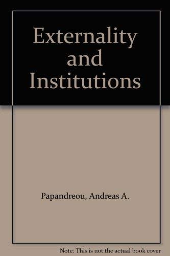 Externality and Institutions