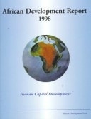 African Development Report 1998: Africa in the World Economy, Human Capital Development in Africa, Economic and Social Statistics on Africa