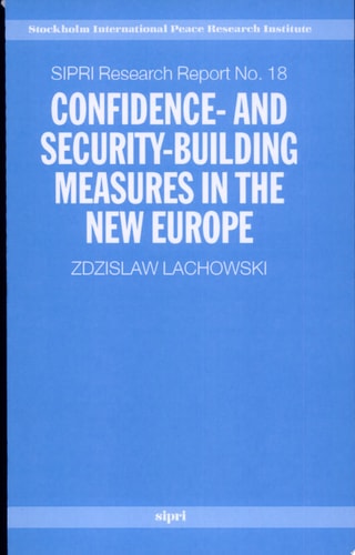 Confidence- and Security-Building Measures in the New Europe