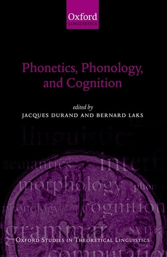 Phonetics, Phonology, and Cognition