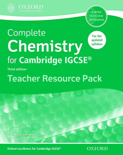 Complete Chemistry for Cambridge IGCSE: Teacher Resource Pack