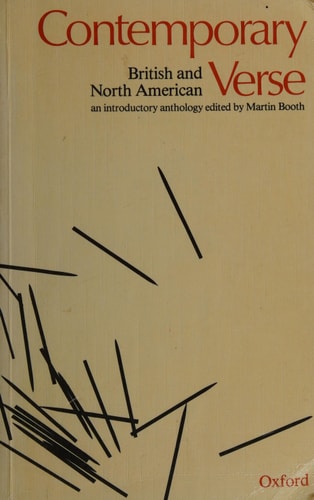 Contemporary British and North American Verse: An Introductory Anthology