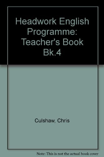 Headwork English Programme: Teacher's Book 4