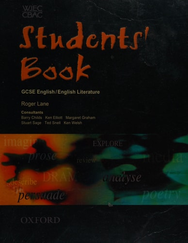 WJEC/CBAC GCSE English/English Literature: Student's Book