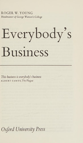 Everybody's Business