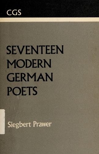 Seventeen Modern German Poets