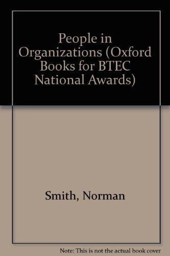 People in Organizations: Oxford Books for BTEC National Awards