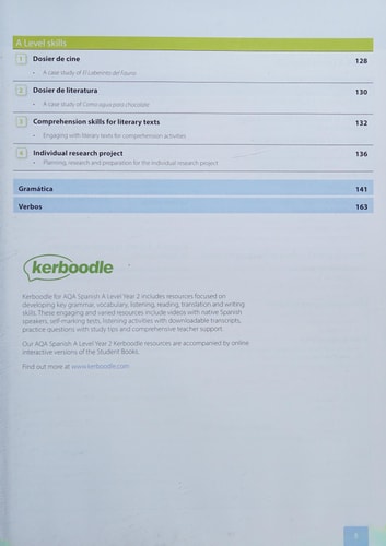 AQA Spanish: A Level Year 2 Student Book