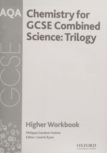 AQA GCSE Chemistry for Combined Science (Trilogy) Workbook: Higher
