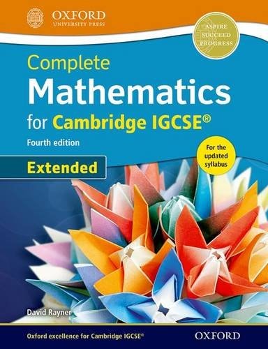 Complete Mathematics for Cambridge IGCSE Student Book: Extended