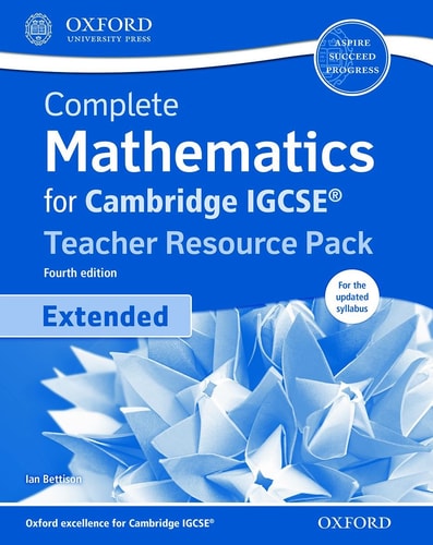 Complete Mathematics for Cambridge IGCSE Teacher Resource Pack & CD: Extended