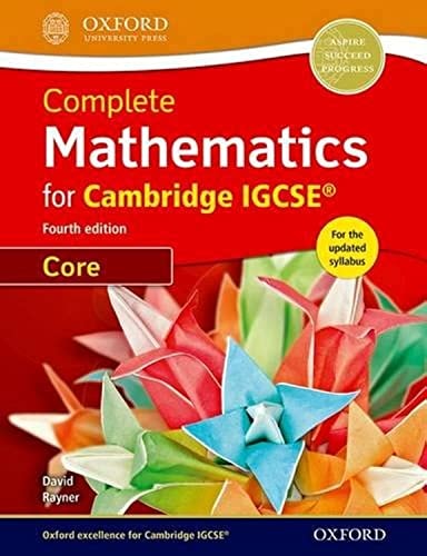 Complete Mathematics for Cambridge IGCSE Student Book: Core