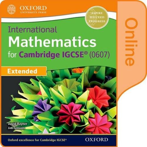 International Maths for Cambridge IGCSE: Online Student Book