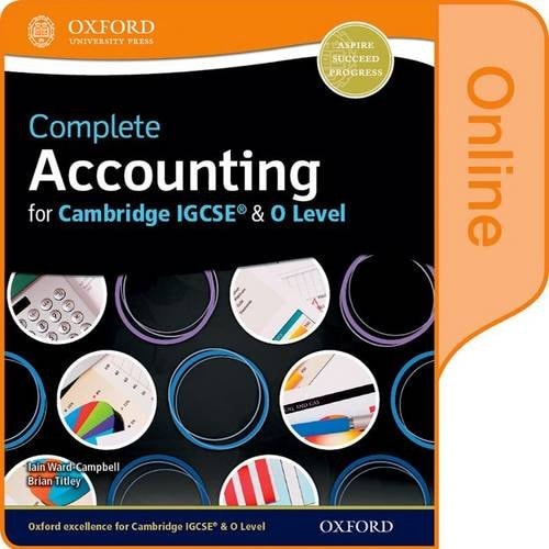 Complete Accounting for Cambridge O Level & IGCSE: Online Student Book