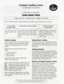 Trackers: Frog Tracks A: Non-fiction: Guided Reading Notes