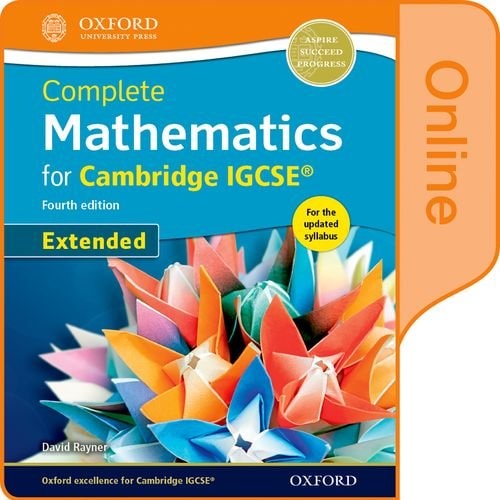 Complete Mathematics for Cambridge IGCSE Online Book: Extended