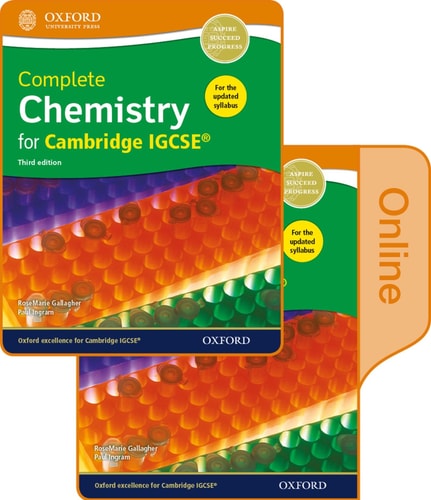 Complete Chemistry for Cambridge IGCSE: Print and Online Student Book Pack