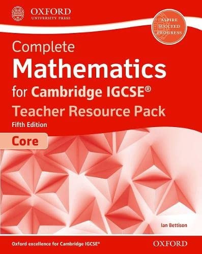 Complete Mathematics for Cambridge IGCSE Teacher Resource Pack: Core