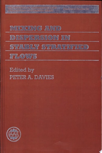 Mixing and Dispersion in Stably Stratified Flows