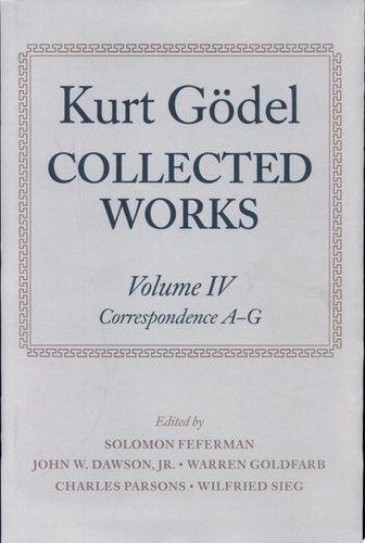 Collected Works: Volume IV: Correspondence, A-G