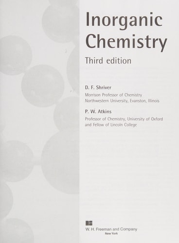 Inorganic Chemistry