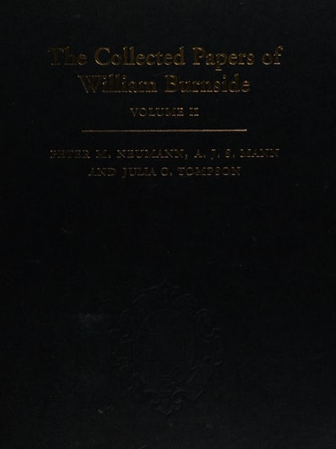The Collected Papers of William Burnside