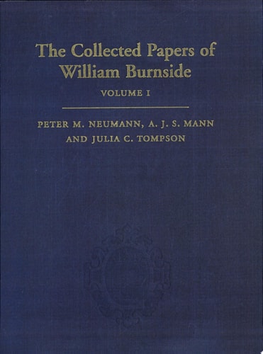 Collected Papers of William Burnside