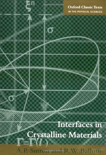 Interfaces in Crystalline Materials