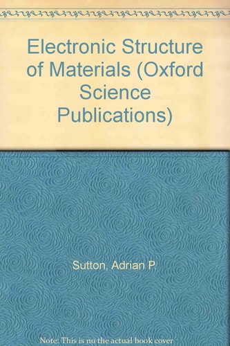 Electronic Structure of Materials