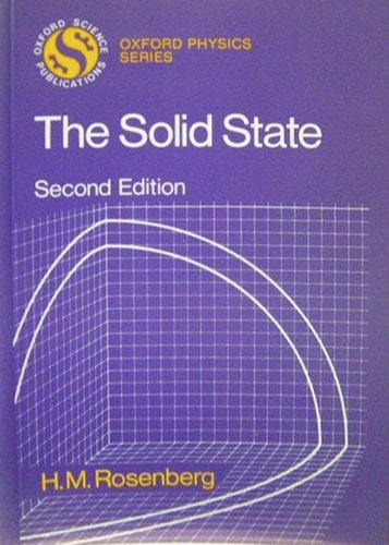 The Solid State: An Introduction to the Physics of Crystals for Students of Physics, Materials Science, and Engineering