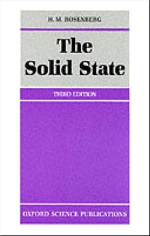 The Solid State: Introduction to the Physics of Crystals for Students of Physics, Materials Science and Engineering